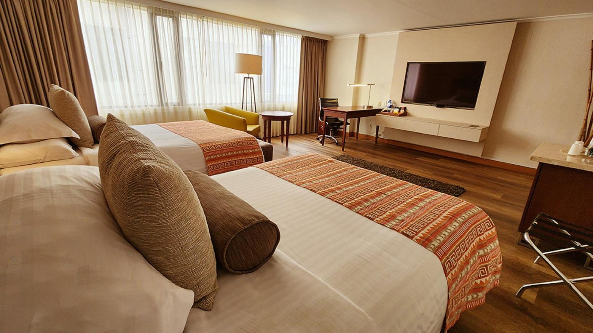 Bogota Plaza Hotel Экстерьер фото A room at the hotel
