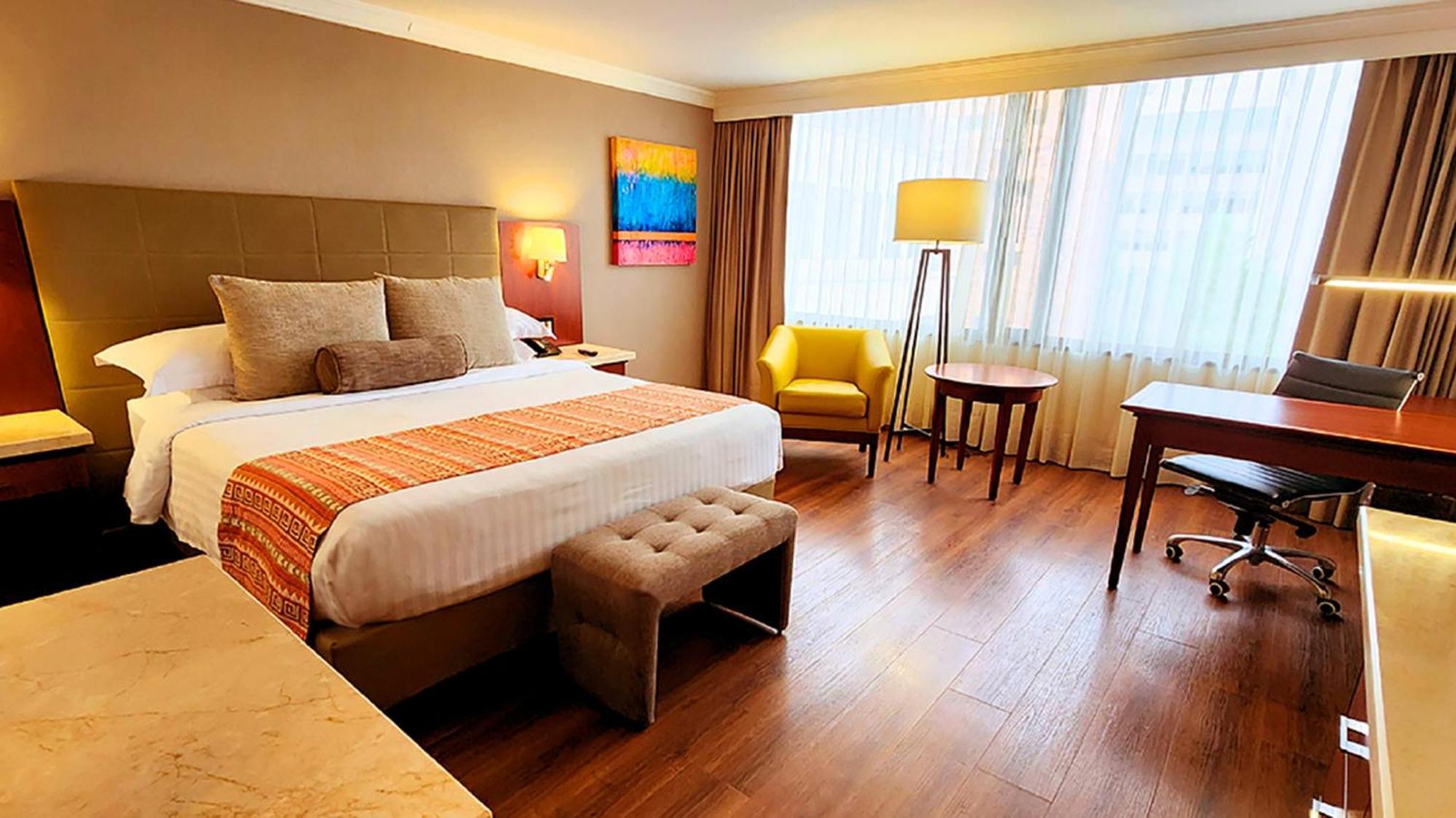 Bogota Plaza Hotel Экстерьер фото A room at the hotel